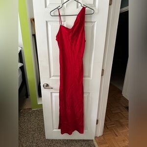 Zara One-Shoulder Dress, Holiday Dress